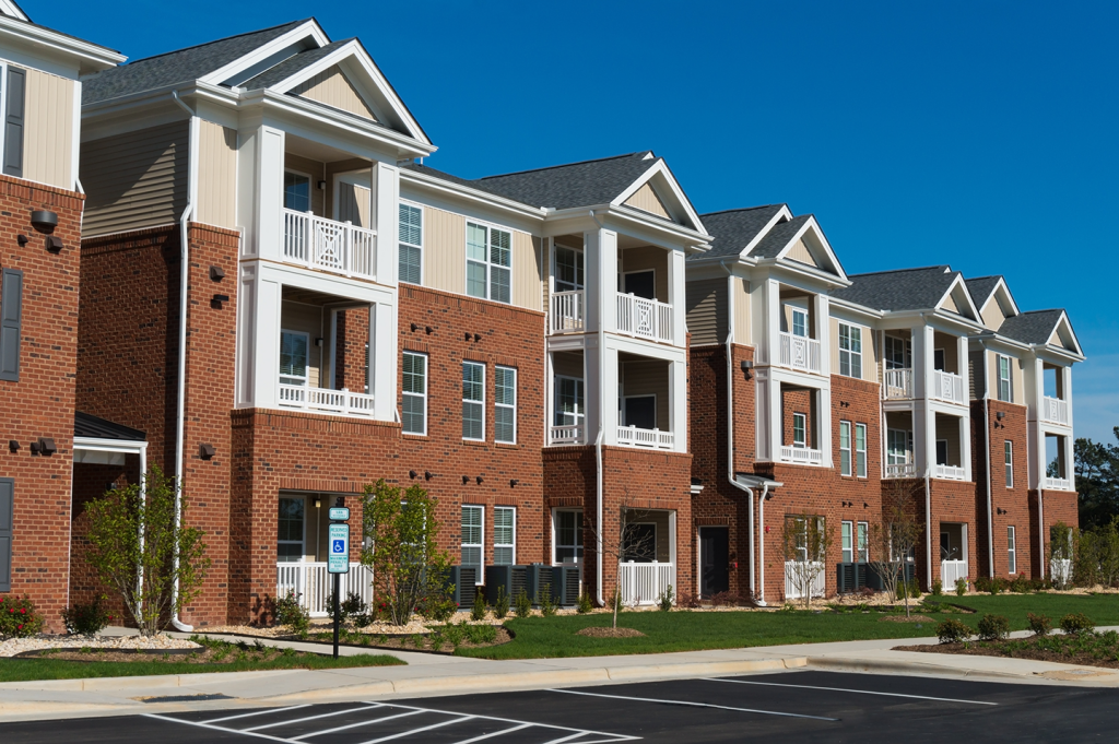 a mutli-family apartment complex purchased with commercial real estate lending